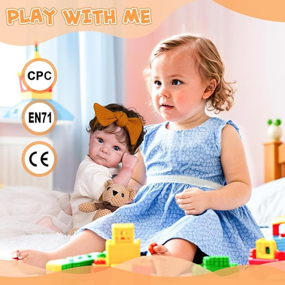 Aori Lifelike Reborn Baby Dolls - Realistic Baby Doll 20 inches Real Life Newborn Girl Doll, Coming with Gift Box Set for Girls Kids 3+