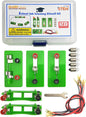 EUDAX Physics Science Lab Learning Circuit kit,Electricity Experiment Set,Building Circuits for Student Junior Senior High School Students (Basic kit)