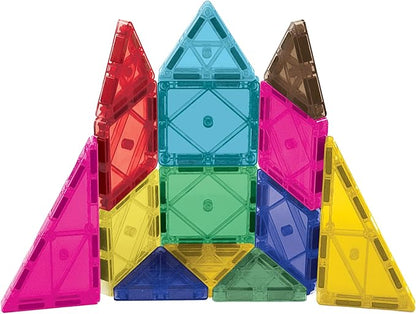 CreateOn Crayola Limited Edition Retro PIP Magnetic Tiles Set, Building Set for Kids, STEM Toys for Boys and Girls Ages 3 and Up, 14-Piece Set