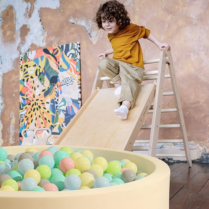 Realhaha Ball Pit Balls 50 100 200 500 Play Balls Plastic Balls for Baby Girls Toddlers Kids Play Tent Pool Playhouse Playpen Party Decoration