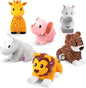 Tub Works® Savanna™ Mold Free Bath Toys, 6 Pack | Sealed, No Hole Bath Toys Design Keeps Moisture Out | Soft, Squeezable & Float on Water | Easy-Grip Baby & Toddler Bathtub Toys | Great Baby Pool Toys