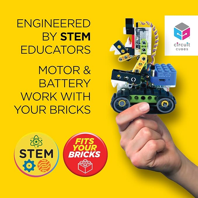 Circuit Cubes Monster Maker Kit – Remote Control Robotics Kit - STEM Learning Toy for Kids Age 8 and Up