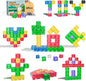 Magnetic Building Blocks - Transparent Magnetic Cubes, STEM Magnet Toddler Boys Toys for Kids Age 3-5,Travel Sensory Autism Preschool Montessori Toys for 3+ Year Old, Birthday Girls Gifts
