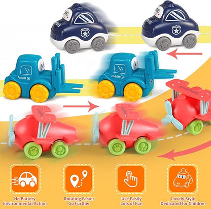 ALASOU 9 PCS Baby Cranes Car Toys with Playmat/Storage Bag|1st Birthday Gifts for Toddler Toys Age 1-2|Baby Toy for 1 2 Year Old Boy|1 2 Year Old Boy Birthday Gift for Infant 12 18 Months
