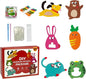 Whateveri DIY Doll Sewing Toys, Whatever Sewing Kit, Sewing Kit for Kids, My First Sewing Kit, Weaving Loom for Kids, Sew Fun Animals Kit, Handmade Kids Sewing Crafts DIY Kits Kids 8-12 (A Set)