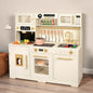 Kids Kitchen Playset, Wooden Toddler Play Kitchen Set Toys, Cooking Stove, Play Sink, Play Food, Kitchen Accessories for Baby Toddler Kids Toys, Pretend Toy Kitchen for Girls Ages 1-3