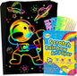RMJOY Rainbow Scratch Paper Art for Kids: 60PCS Magic Arts Crafts Gifts Toys for Girls Boys Ages 4 5 6 7 8 9 Games Activities for Birthday Family Fathers Day Christmas Stocking Stuffers Easter(Boys)