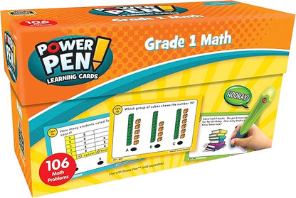 Teacher Created Resources - TCR6011 Power Pen Learning Cards: Math (Gr. 1)