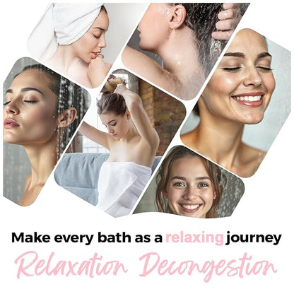Shower Steamers Aromatherapy Birthday Gifts for Women - SWCANDY 8 Pcs Stocking Stuffers Gifts for Adults Mom Men Teen Self Care with Natural Essential Oils Relaxation Home SPA Christmas Strawberry