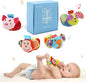 BLOOBLOOMAX Sock rattles for Babies 0-24 Months Baby Animal Foot Finder Educational Toys