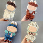 4 Pack—17cm Doll Clothes,Premium Doll Outfit with Accessories,Doll Princess Skirt,Cute Clothes Outfit for 17cm Dolls,End Dolls Fashion Clothing Set(No Dolls and Shoes) (Set E)