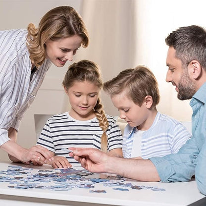 MaxRenard Game 1000 Pieces Jigsaw Puzzle Round Puzzle Toy Gradient Color
