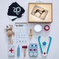 Doctor Kit for Toddlers 3-5, Pet Vet Pretend Play Toys for Kids, with X-Ray, Wooden Light Box, Medical Tools, STEM Educational Montessori Toys