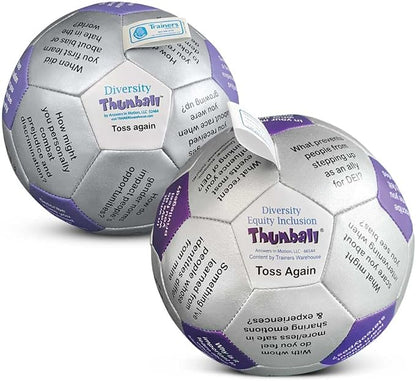 Trainers Warehouse 6" Thumball Collection, 32 Prompts for Conversation, Team Building, Relationship and Training