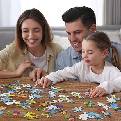 HUADADA Puzzles for Kids Ages 4-8, Construction Vehicles 100 Piece Puzzles for Kids Educational Jigsaw Puzzles Toys for Boys and Girls Age 4, 5, 6, 7, 8-10 Years Old (15" x 10")