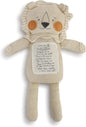 DEMDACO Brave Little Lion Tan Stripe 16 inch Polyester Plush Fabric Figure Toy