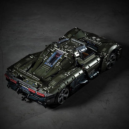 UNCLE BRICK X Sports Car Building Kit,1:8 Scale Model Sports Technic Car,Adult Collectible Model Kits to Build，Scale Model Gift for Adults,Home or Office Décor Sets for Boys 8-14(4106pcs)