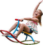PLATPORTS Rocking Horse - Kids Rocking Horse Rocking Chair Seesaw- Safe Home Playground Backyard Equipment - Rocker Single Teeter Totter for Youth Junior Kids