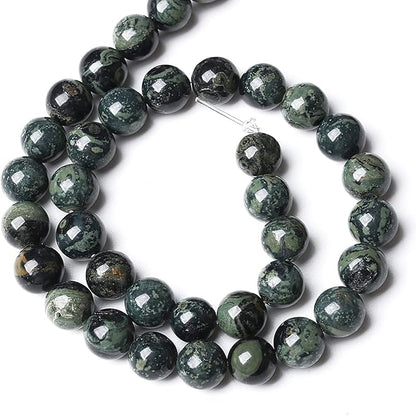 12MM 32PCS Natural Stone Kambaba Jasper Loose Beads for Jewelry Making DIY Bracelet Necklace