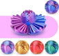 Gear Ball 3D Printed Cube Fidget Toy,Gear Sphere Fidget Toys,Sensory Toys for Stress and Anxiety Relief, Desk Toy Fidget Spinners,Stocking Stuffers for Adults & Kids Gift(Purple Blue, 2.3 Inch)