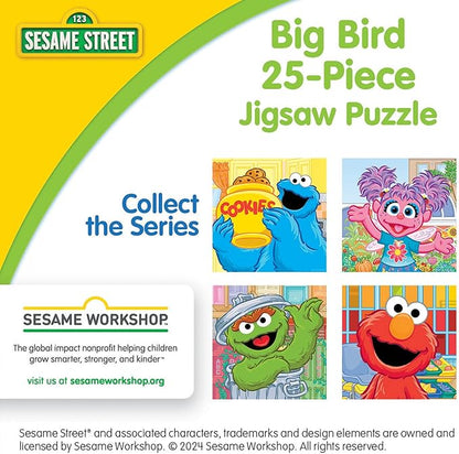 Masterpieces Officially Licensed Sesame Street 25 Piece Holiday Jigsaw Puzzle for Kids - Abby - 10"x10"