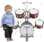 Toy Drum Set for Kids Ages 3-5 Toddler Jazz Drum Kit with 5 Drums Musical Instruments Toys for 3 4 5 Year Old Boys Girls Gifts