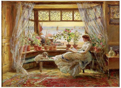 Anatolian Puzzle - Reading by The Window, 1000 Piece Puzzle, #1175