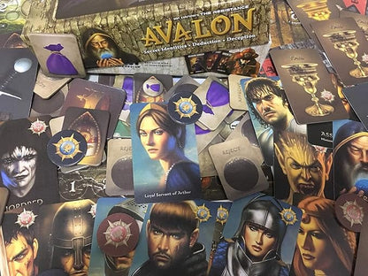 The Resistance: Avalon Card Game - Thrilling Social Deduction Board Game - Quick Strategy & Deception for 5-10 Players - Ages 13+ - 30 Minute Play Time - By Indie Boards & Cards