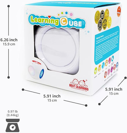 BEST LEARNING Learning Cube - Educational Musical Activity Center Block for Infants Babies Toddlers 6-12 Month and up - Toys for 1 Year Old - First Birthday Present for Boy and Girl
