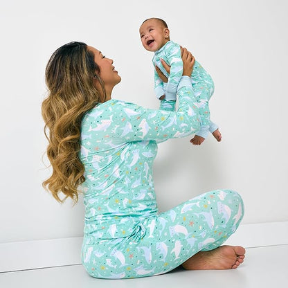 Little Sleepies Pajamas for Baby Boys & Girls, Viscose from Bamboo Baby Pajamas, Preemie & Newborn Sleepers, 2-Way Zipper PJs