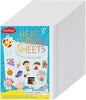 Auihiay 50PCS Shrink Plastic Sheet, Shrink Films Papers, Shrinky Art for DIY Keychains Making, Easter Decorations Ornament, and Mothers Day Gifts, 7.9 x 5.7 inch / 20 x 14.5 cm