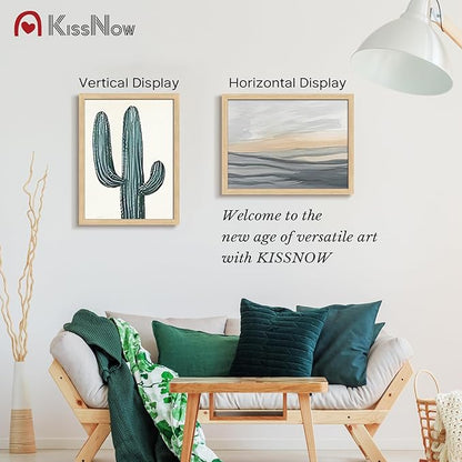 18x24 Poster Frame set of 2, Natural Oak Wood Picture Frame, Wall Hanging