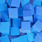 TRENDBOX 48 PCS 5" x 5" x 5" Foam Pit Blocks Sponge Cubes Foam Pit Cubes Sponge Blocks for Amusement Park, Gymnastics, Freerunning and Parkour Courses - Dark Blue (New)