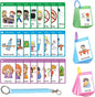 CHEFAN 120 PCS Autism Communication Cards for Speech Delay Non Verbal Children and Adults, Special Needs Visual Aid Language Learning Cue Cards Special Ed Feelings Emotions Flash Cards
