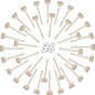 36 Pieces Mini Wooden Hammers Gavel Toy for Kids, Natural Wood Crab Lobster Seafood Mallets