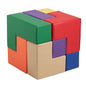 ECR4Kids SoftZone Brainy Building Blocks, Foam Puzzle, Assorted, 7-Piece