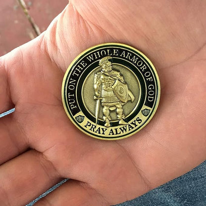 Armor of God Challenge Coin Collector's Medallion (Pack of 3)