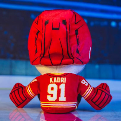 Bleacher Creatures Calgary Flames Nazem Kadri 8" NHL Kuricha Sitting Plush - Soft Chibi Inspired NHL Superstar