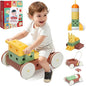 41PCS DIY Jumbo Building Blocks for Kids 3+ Year Old Big Montessori Toys Stacking Blocks, Toddler Developmental Play Toy Set, Birthday Christmas Gifts for Boys & Girls