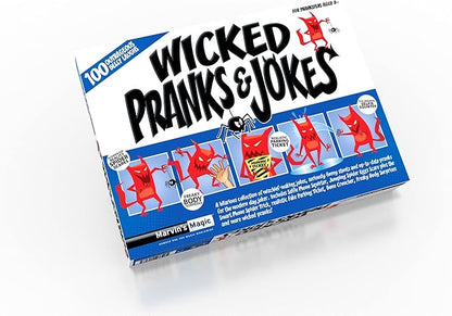 Marvin's Magic - Prank Kit - Wicked Jokes - Assorted Collection of Fun Pranks for Kids - with Original Selfie Phone Squirter and More - Toys, Gifts for Kids - Suitable for Age 8, 9, 10+
