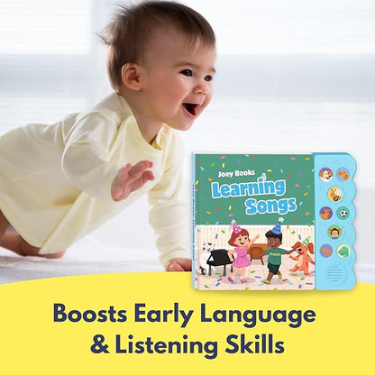 Learning Songs, Press and Play Song Book Nursery Rhymes, Button and Sound Module, Classic Nursery Rhymes and Children's Music