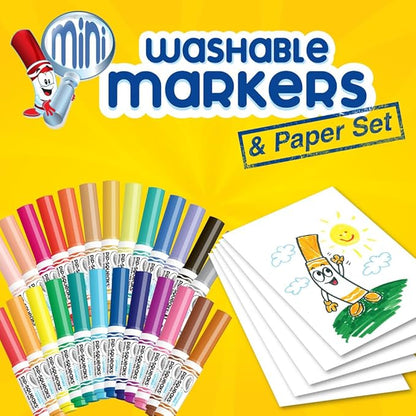 Crayola Pip-Squeaks Washable Marker Set (65ct), Holiday & Christmas Gifts for Kids, Coloring Set, Art Supplies for Kids, Drawing & Craft Kit, Travel Activity, 4+