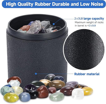 Leegol Electric Rock Tumbler Double Drum 6LB Lapidary Polisher