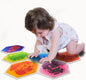 Art3d 6-Tile Hexagon Sensory Floor Tiles for Kids, Toddlers and Children, Colorful Liquid Sensory Activity Mat for Active Play and Decorative