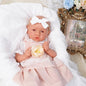 Reborn Baby Dolls Silicone Full Body 19.88in Weighted Real Life Open-Eyes Girl Dolls Lifelike Newborn Baby Soft Body Flexible Limbs Not Vinyl