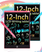 2 Pack LCD Writing Tablet, 12 inch Colorful Toddler Drawing Pad Doodle Board, Erasable Educational Toy Christmas Birthday Gift for 3 4 5 6 7 Year Old