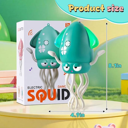 Dancing Octopus Baby Toy,Tummy Time Toys for 3+ Years Old Kids,Electric Crawling Octopus Toy,Music Squid Gift