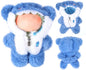 17cm Doll Clothes Outfits,Plush Shark Outfit and Clothes Accessories for 6.7 Inches Doll Clothes,Faking Animal Outfit Jumpsuit,Cute Fashion Dress Up Clothes Accessories for Dolls