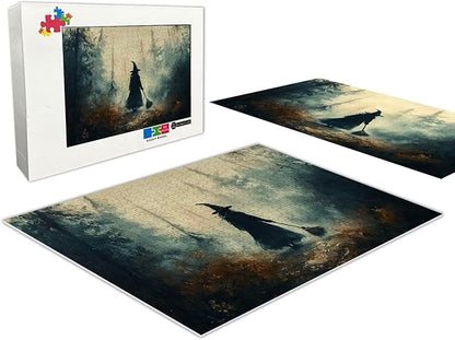 Adult Puzzle 35 Pieces Witch of The Forest, Adult Vintage Puzzle | Challenge Fun Activities | Ideal for Relaxation and Entertainment