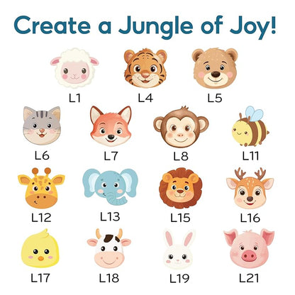 Personalized Name Puzzles for Toddlers 1-3 - Custom Baby Puzzle, Personalized Easter Basket Gift for 2 Year Old, Montessori Learning Toy for Baby Boy & Girl, 1st Birthday Gifts for Kids